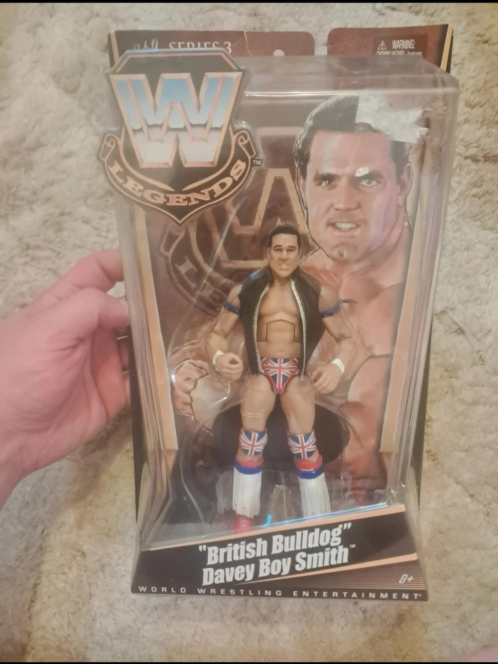 Wwe Legend series 3 British bulldog Davey Boy Smith